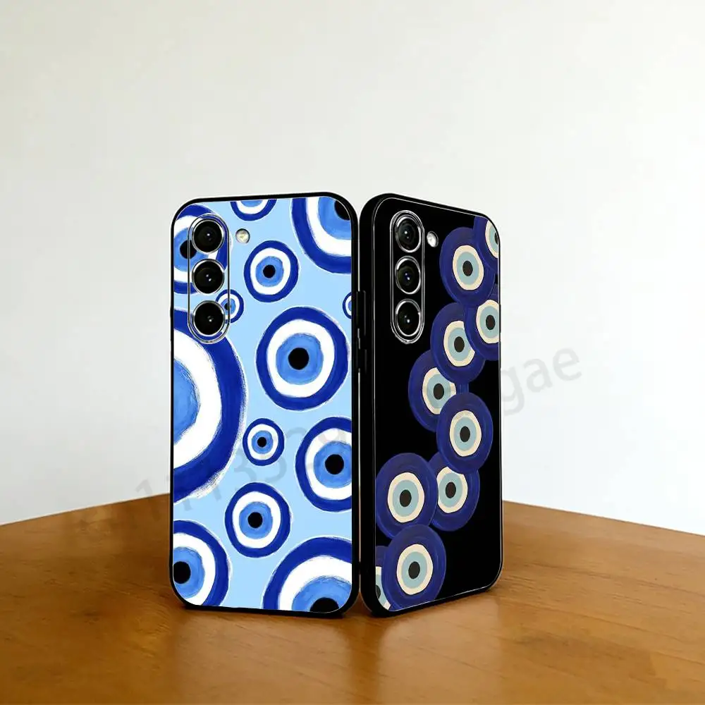 Lucky Eye Blue Evil Eye Phone Case For Samsung GalaxyA53,51,72,73,31,30,42 Ultra Protective Phone Shell
