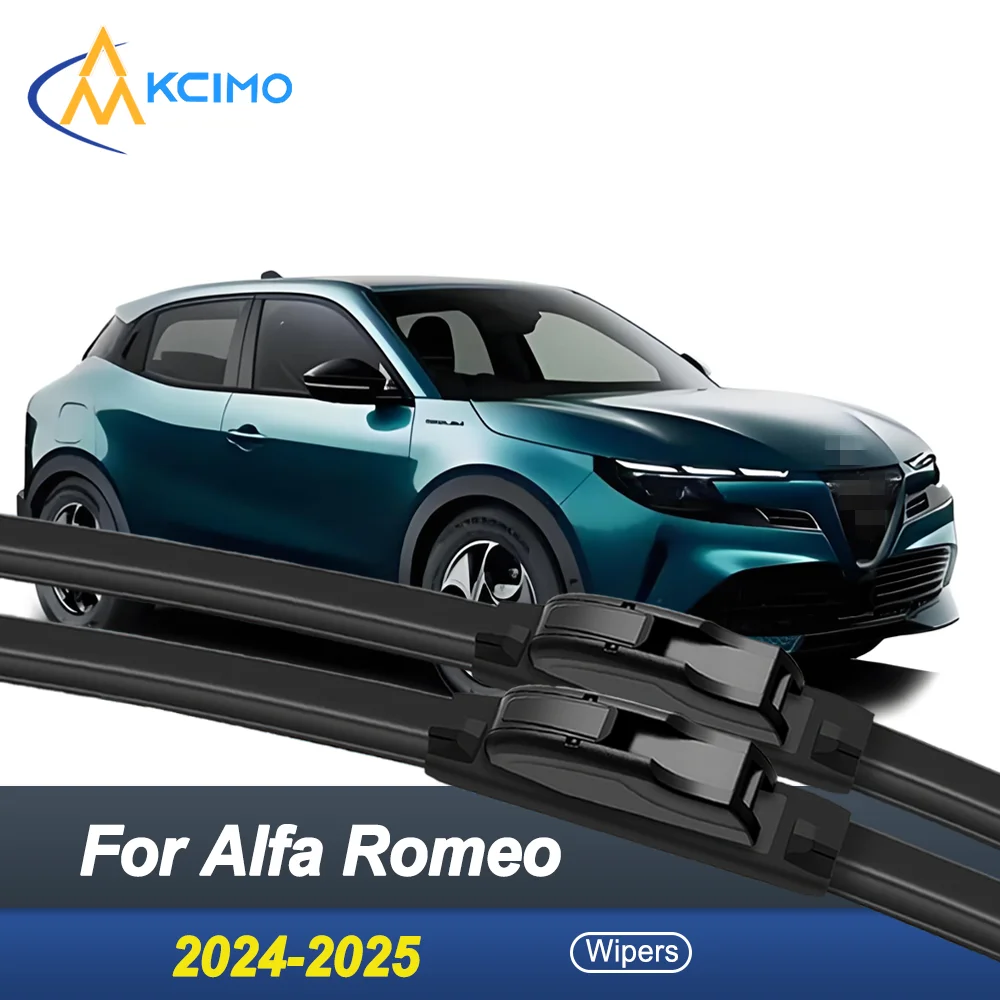 

2PCS New Wiper Blades for Alfa Romeo Junior 966 2024-2025 Alfa Romeo Milano (pre-production) Front Windshield Accessories 2025