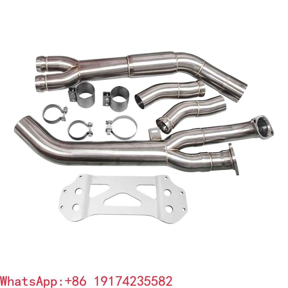 

For 2020-2025 S58 G80 M3 G82 G83 M4 Single Midpipe Exhaust With Resonated Plug-and-Play Compatible with Original Muffler