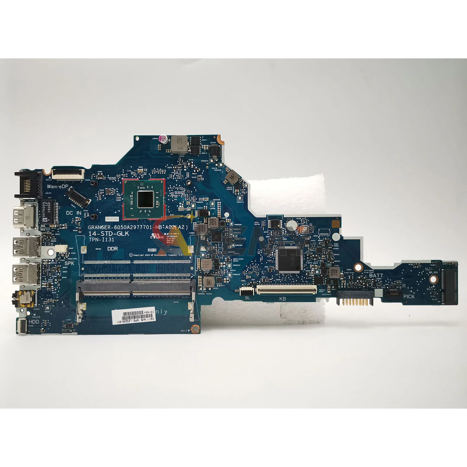6050A2977701 HP TPN-I131 240 G7 14-CK 노트북 마더보드 L23234-601 N4000 N4100 CPU DDR4 100% 완전 테스트됨