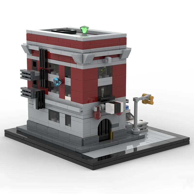 463pcs MOC Ghostbusters Ghоstbusters Firehouse Headquarters Model Building Blocks Toys Construction Christmas Gift Brick DIY view 2