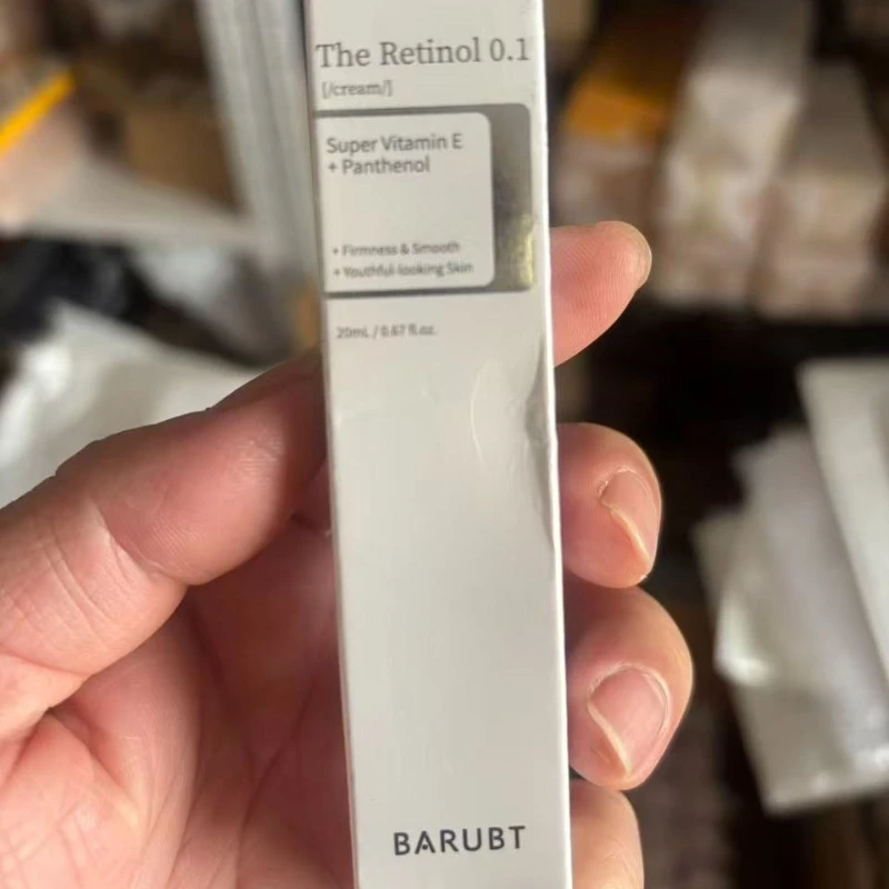 BARUBT Crema de Noche con Retinol 0.1, Crema Hidratante Reafirmante Ligera para Rostro y Cuello, 20 ml