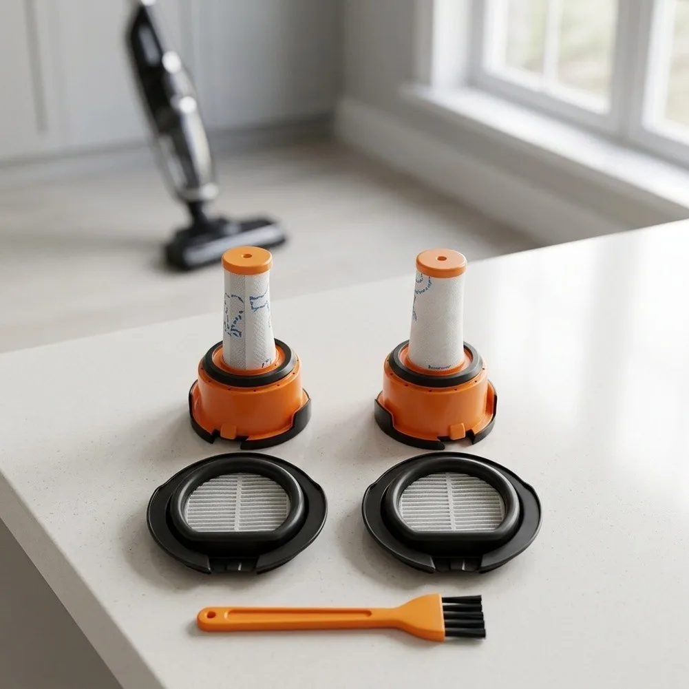 2 Pairs Washable Filters Replacement For X-Pert 5.80  For  X-Force 8.80 Vacuum Cleaners For Efficient Cleaning Accessories