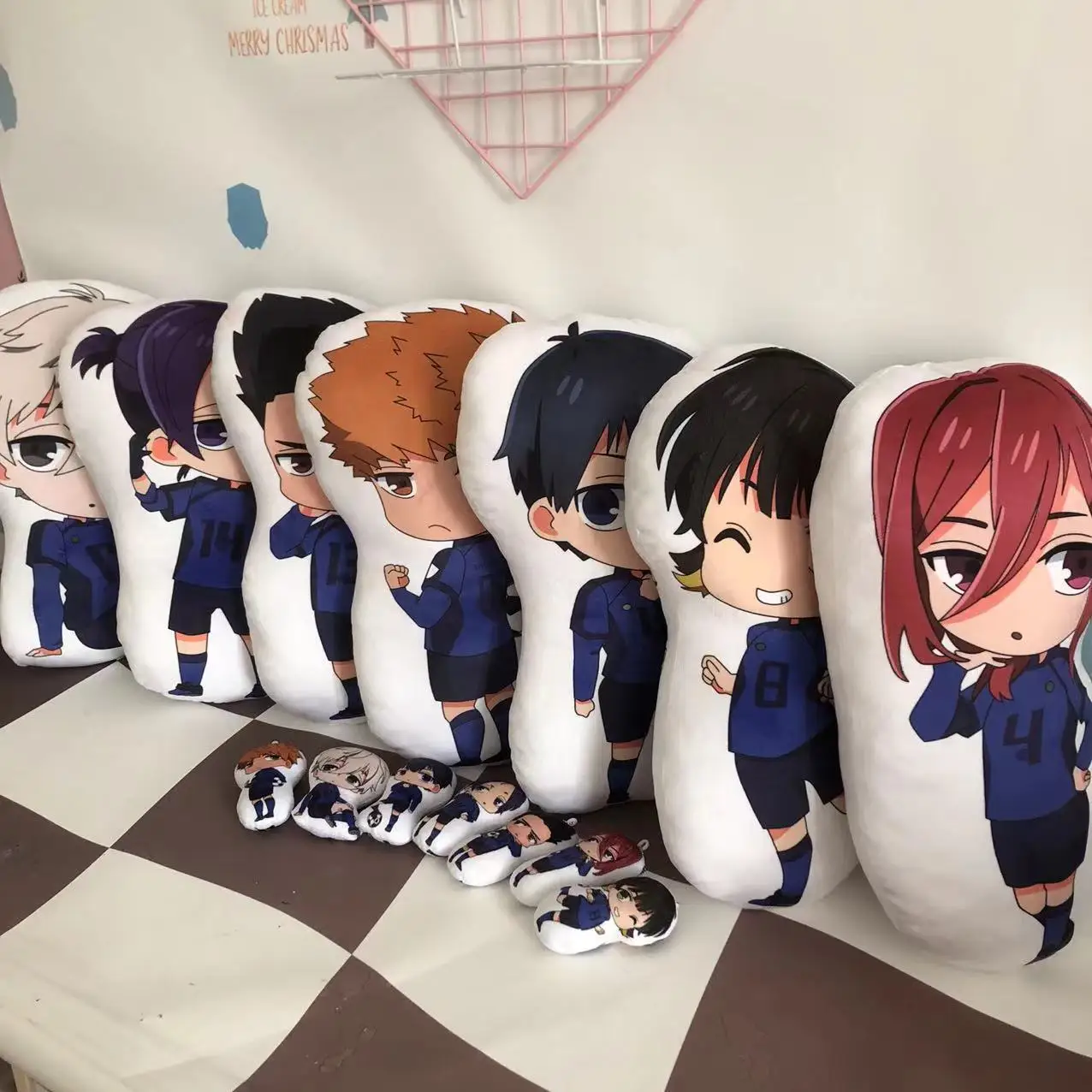 45cm Stuffed Pillow Toy Anime Peripheral Meguru Bachira Yoichi Isagi Hyouma Chigiri Rensuke Plush Pillow Sofa Cushioning Cushion