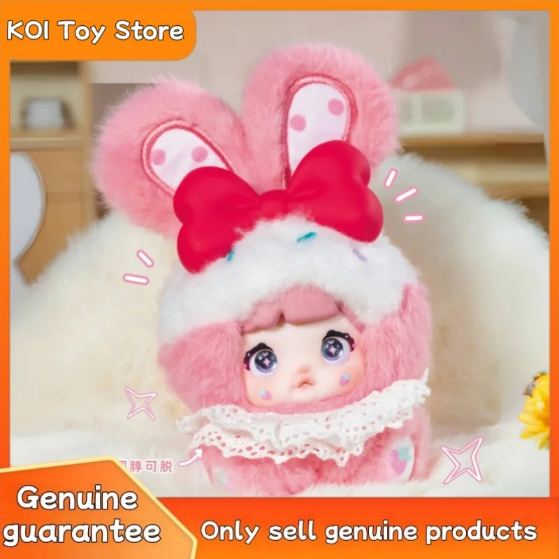 NUEVA muñeca de vinilo auténtica de la serie Nommi V8 del conejito del amor del bebé, caja ciega de moda Kawaii, colgante de juguete de moda, regalo misterioso para Amiga