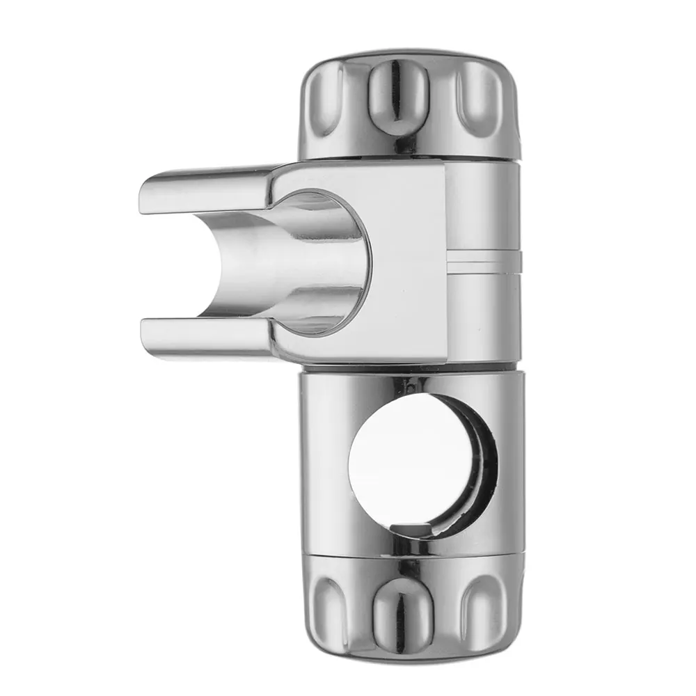 Bathroom Shower Rail Head Holder Hose Riser Slider Bar Clamp Bracket Adjustable Shower Head Clamp Bracket Shower Head Riser