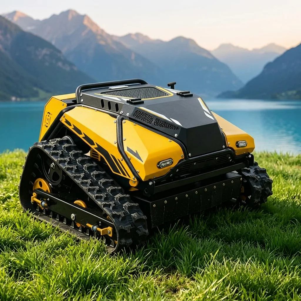 Heavy Equipment Landscaping - Professional Heavy Duty Tracked Lawn Mower