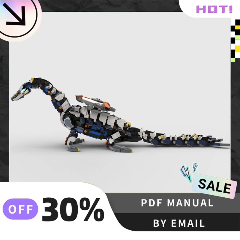 [2399PCS] Customized MOC Tide Ripper Creative Building Blocks Set STEM Educational Toys DIY Construction Model Kit Birthday Gift