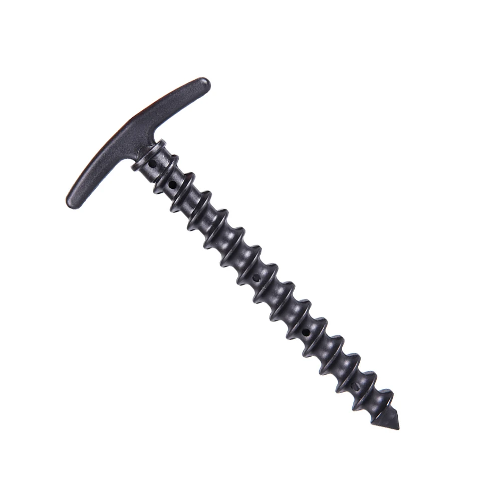

4Pcs Nylon Spiral Tent Stakes Heavy Duty Camping Screw Ground Pegs Durable Tent Nails Wind Resistant Outdoor Use