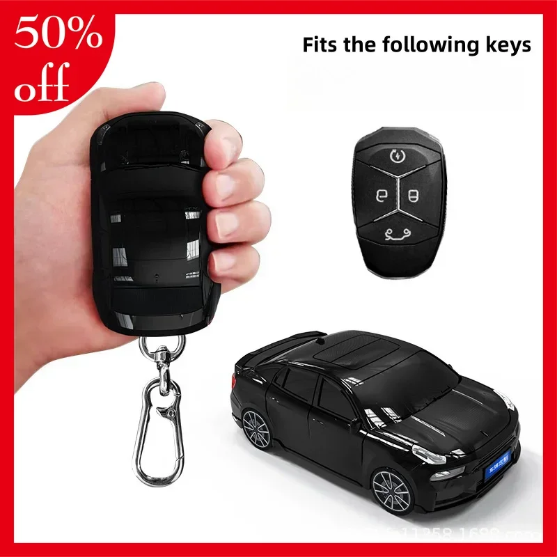 

For LYNK&CO 03 Key Cover with Lights Car Keyfob Car Model Key Protector Auto Accessories