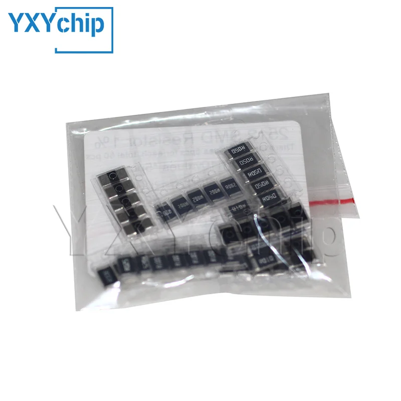 50 STKS 2512 SMD Weerstand 1% 0.001R ~ 0.1R R001 Legering Weerstand Diverse Kit R002 R005 R008 R010 R015 R020 R025 R050 R100