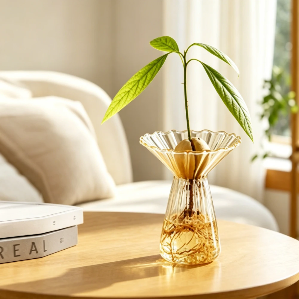 Jarrón de Vidrio Moderno con R - Home Decor Vase reseña y precio
