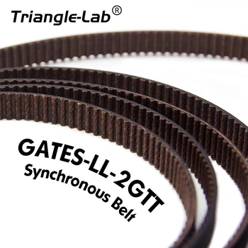 Trianglelab Gates 2GT courroie synchrone courroie de distribution largeur 6MM 9MM 10MM 12MM résistant à l'usure GT2 pour Ender3 cr10 Anet