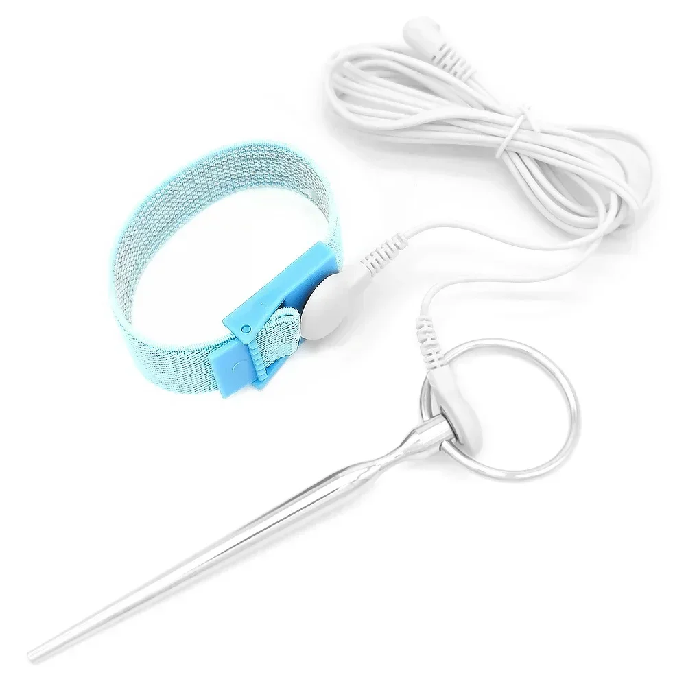 

Electro Shock Penis Plug Cock Ring,E-stim Urethral Anus Dilator Body Massage Orgasm Electro Stimulator Adult Sex Toy For Men