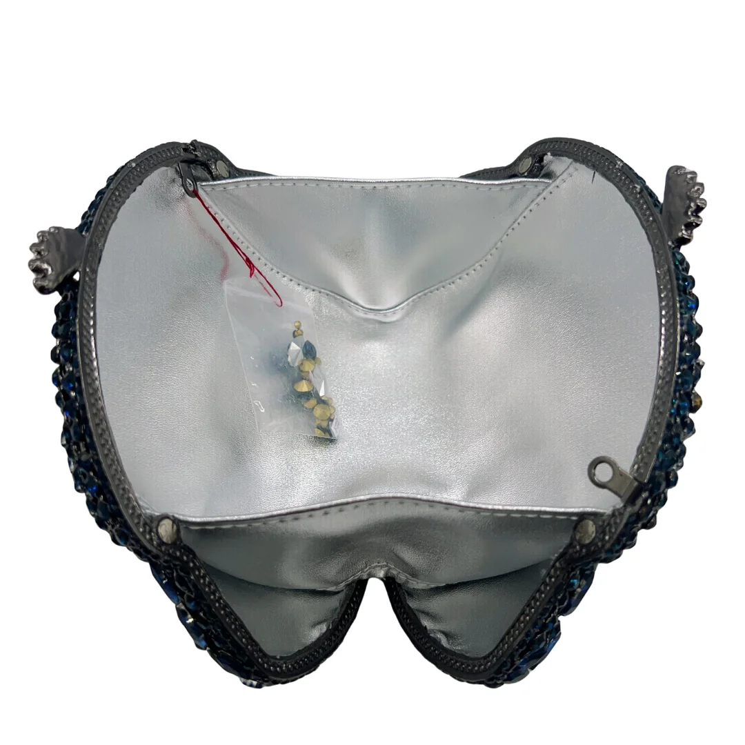 Blue Shell Clutch, Iridescent Mother-of-Pearl Evening Bag for Women. OEM Custom Oceanic Purse, Low MOQ Wholesale from Factory Di view 5