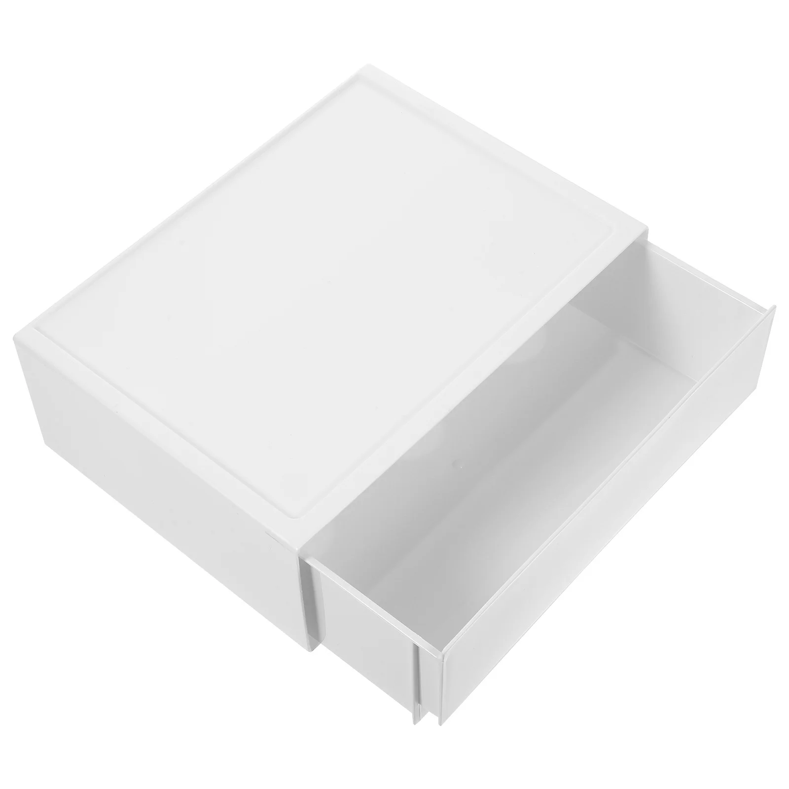 Stackable Desktop Storage Drawer Organizer Plastic Clear Desk Organizer for Office Makeup Stationery Storage Box