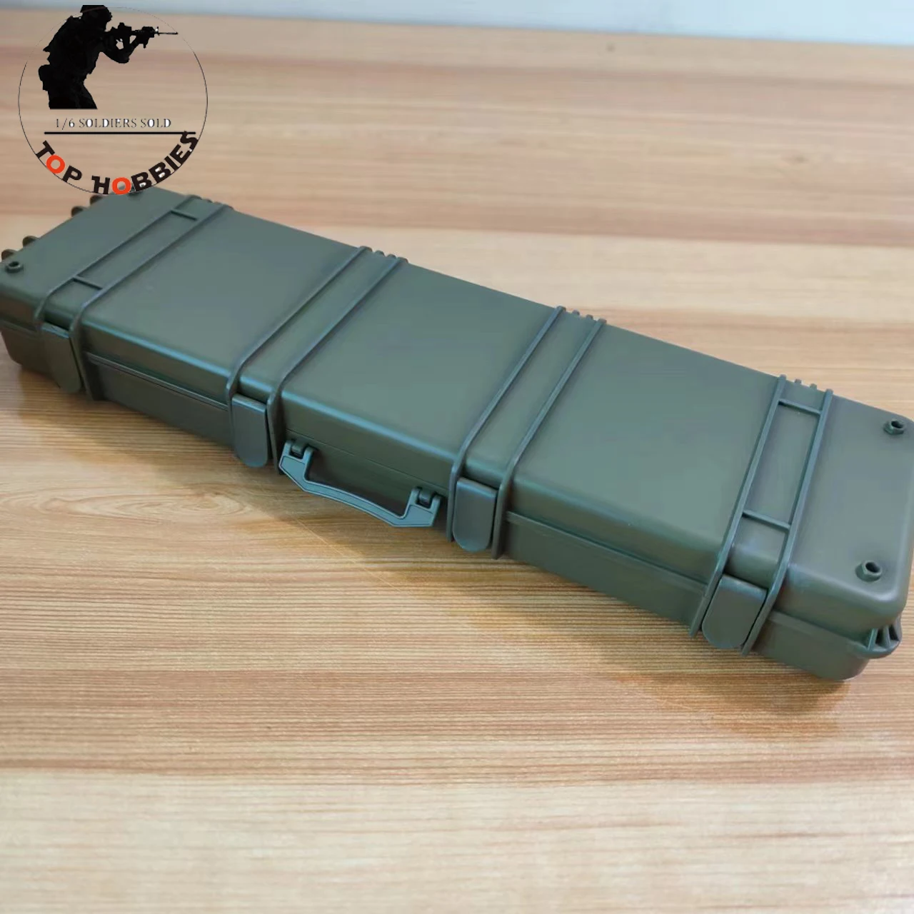 Green ZYTOYS ZY2006 1/6 Scale Weapon Storage Box 25cm Gun Case Scene Accessories Props Fit 12'' Action Figure Body Model Toy