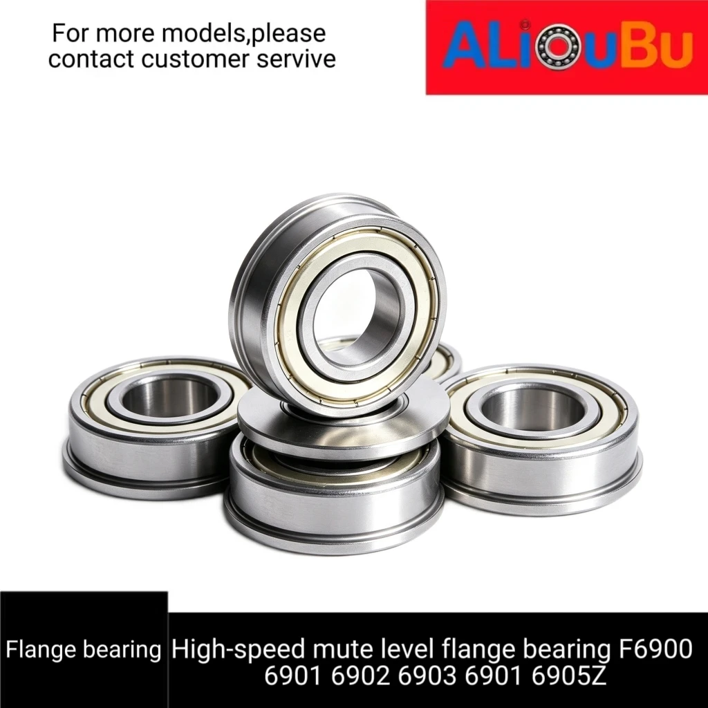 Precision Flange Bearing, Model F6900 F6901 F6902 F6903 F6904 F6905ZZ 1/2/5/ Pack Options
