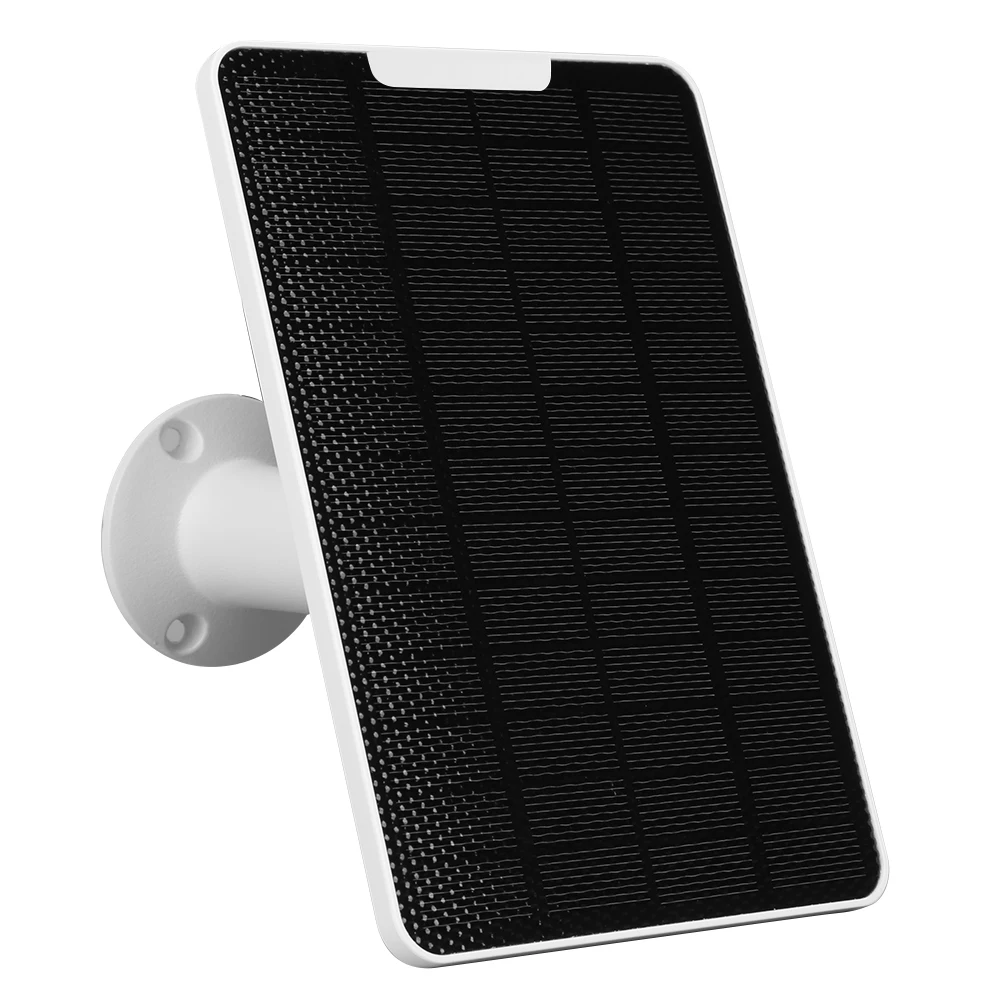 

10W Solar Panel Charger with Charging Cable Portable Solar Panel Wall Mount IP65 Waterproof for Wireless Outdoor Security Camera