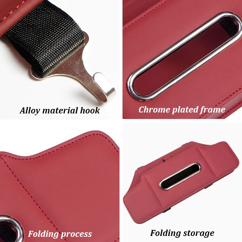 For BAIC X7 X35 X55 X65 X75 Beijing BJ20 EV5 BJ40 BJ80 D60 Car Seat Storage Box with Hook Leather Tissue Bag Drinks Cup Holder - view 5