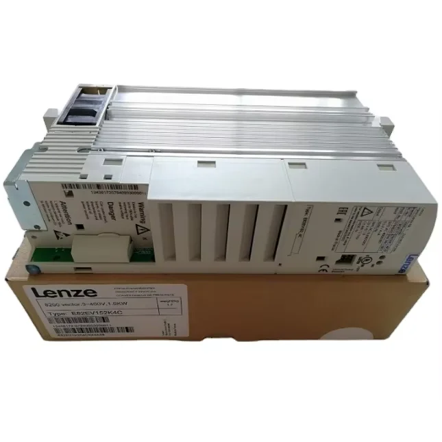 【2026】Genuine Lenze E82EV152K4C New Inverter Driver PLC Logic Control Frequency Converter Module for AC Motor