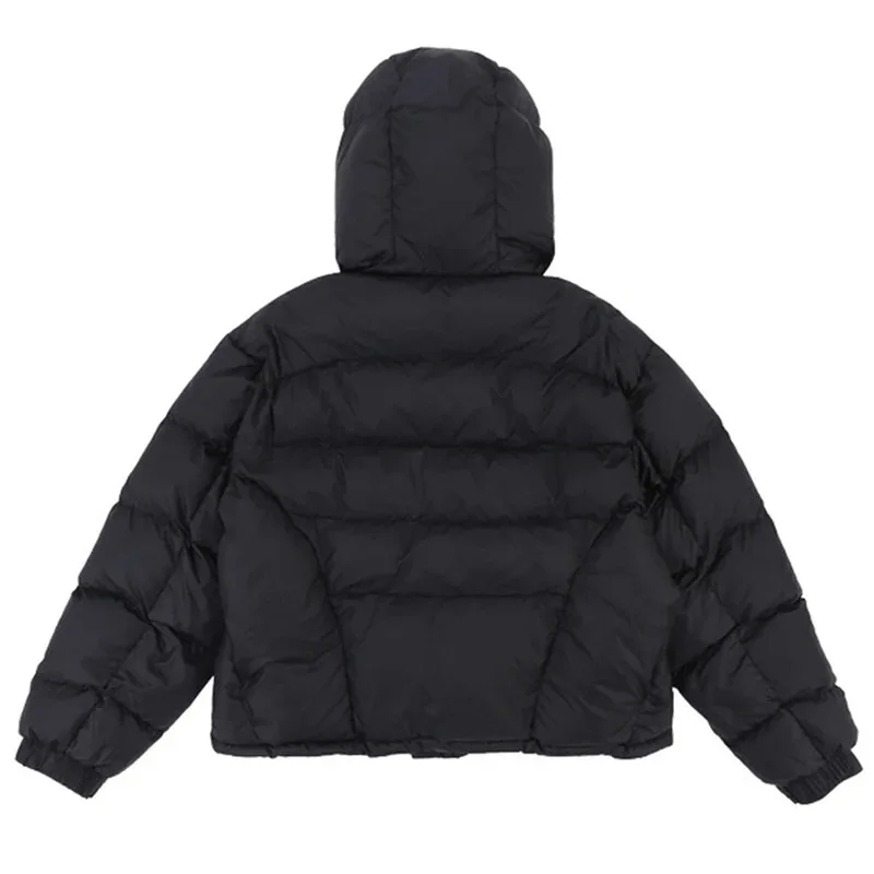 الشتاء الرجال السترات رشاقته الدافئة سترات معاطف الشارع الشهير Harajuku الهيب هوب المتضخم السترات عادية فضفاض مبطن السترات أبلى #6