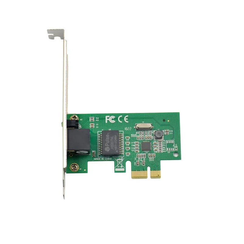 1 RJ45 Port Chip REALTEK RTL8111E PCIe X1 Single Port Gigabit 1000M Ethernet Network Card Pci-EXPRESS 1X Wired Lan Adapter