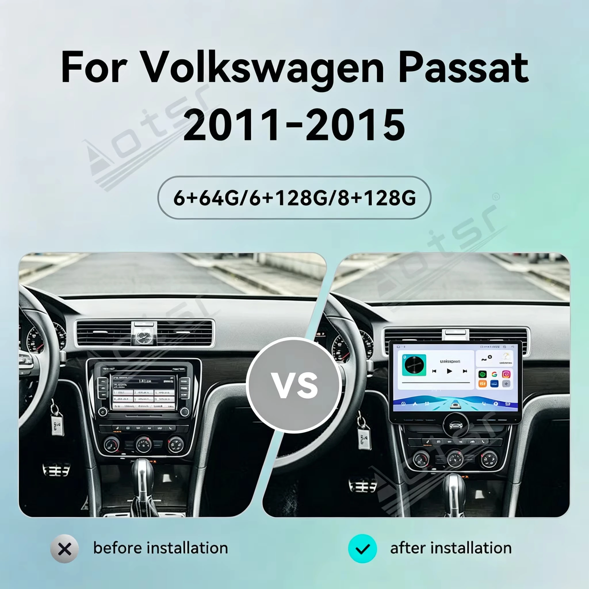 Lizpofly for VW Passat B7 NMS 2011-2015 11.5
