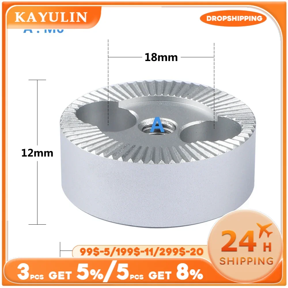 Adattatore di montaggio per rosetta Standard Kayulin ARI filettatura femmina M6 per impugnatura a gabbia per fotocamera