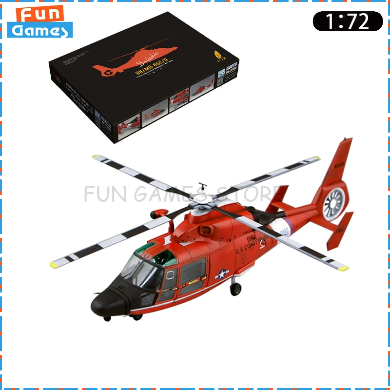 

Модель новой мечты 1/72, сборная фигурка самолета, модель американской береговой гвардии HH-65C/D, вертолет, неокрашенная, на заказ, коллекционная игрушка, подарок на день рождения