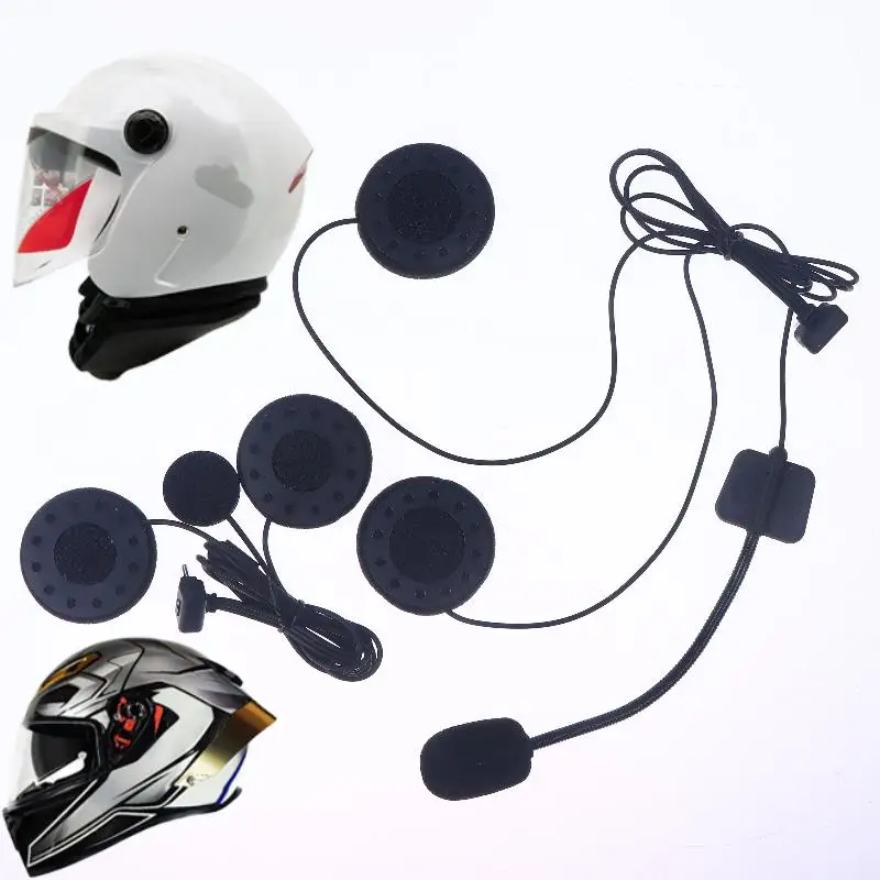 1 مجموعة خوذة سماعة رأس بخاصية البلوتوث اكسسوارات ل LEXIN B4FM/GTX/G2P/G16/G1/MeshCom/Novus دراجة نارية مجموعة الصوت