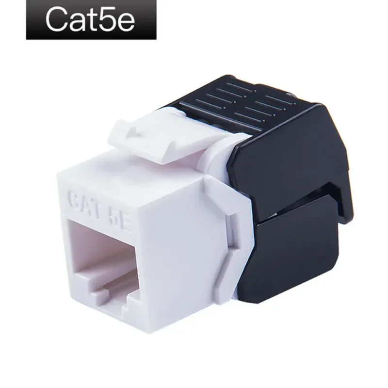 Cat5e كيستون جاك RJ45 UTP أداة أقل نوع وحدة الرافعات محول RJ 45 مقرنة أنثى إيثرنت لموصل لوحة التصحيح الشبكة