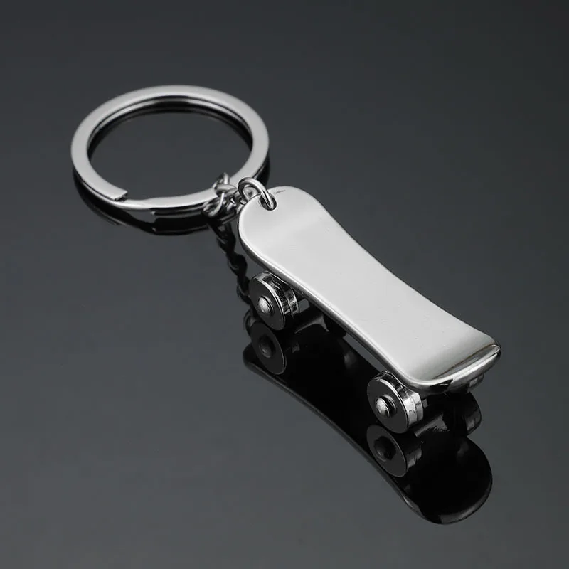 Letter Creative Gift Personality Scooter Metal Keychain Mini Advertising Key Ring Chain Pendant Laser Custom Logo Key Chain