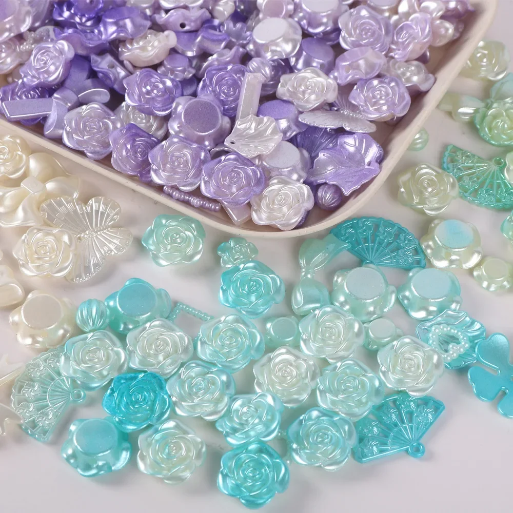 30 Gram Multi-Style Color Selection Beads Slime Charms Plastic Jewelry Accessories Girl DIY Headdress Hair Accessories