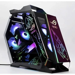 2023 New Design Gaming Pc Cabinet Matx Computer Case Full Tower Cabinet For Mini Pc Case Acrylic Transparent Cases