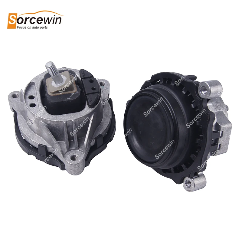 2Pcs for BMW 1 E81 E82 E87 E88 F20 F21 3 F30 F31 F34 E46 4 F32 F33 X2 F39 Engine Support Motor Mount 22116856183 22116856184