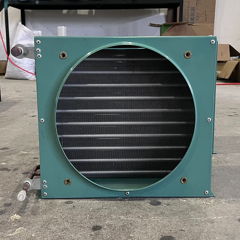 Outdoor condensing unit, industrial refrigeration heat exchanger, condenser