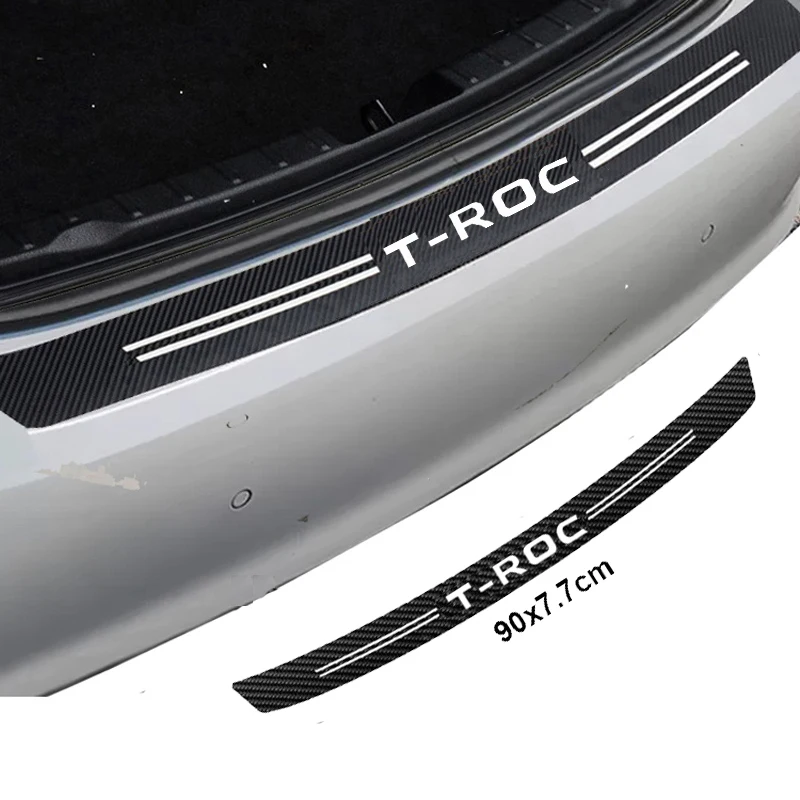 Car Rear Bumper Protection Sticker For VW Volkswagen TROC T-ROC