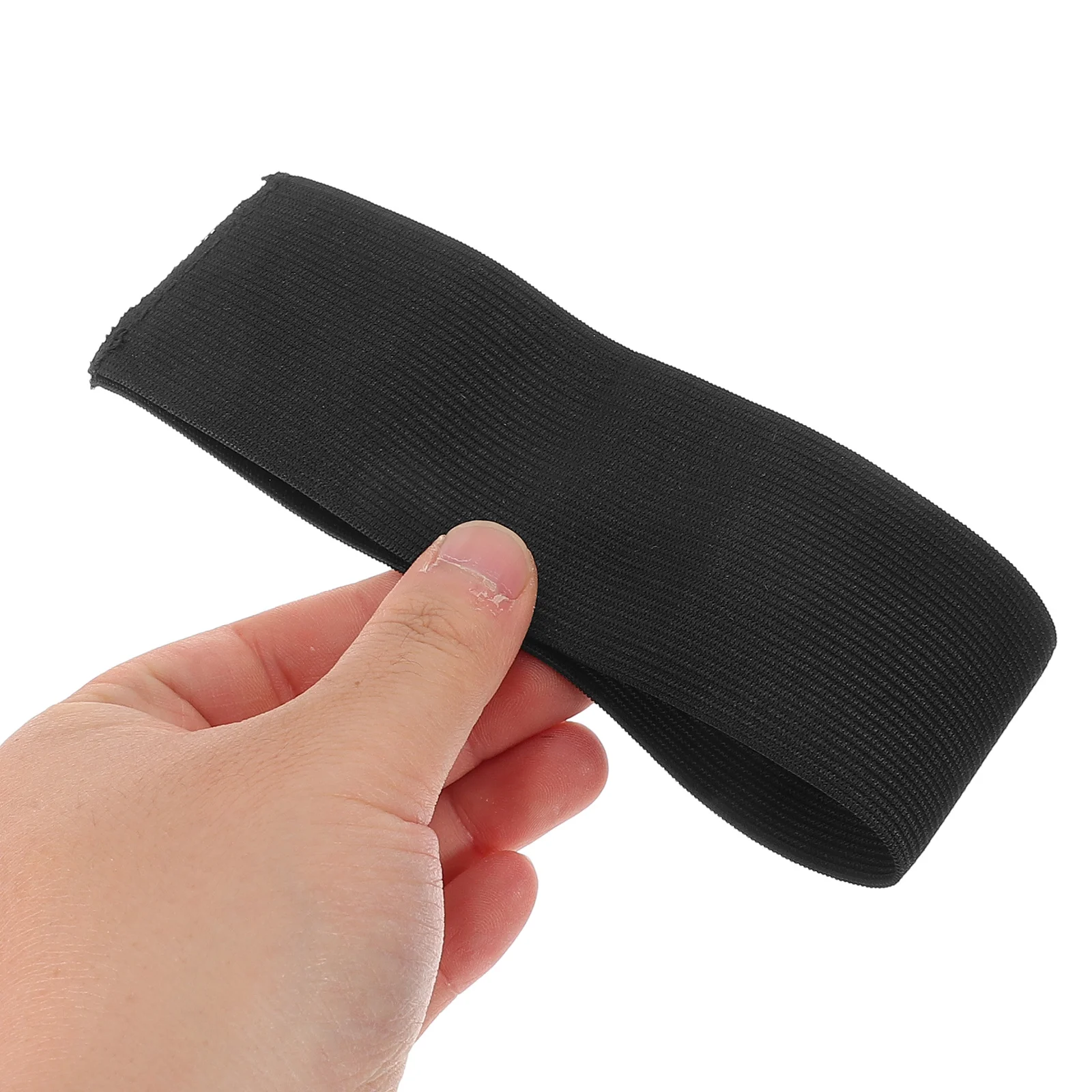 15pcs Black Memorial Armband Elastic Twill Band For Funeral Mourning Ceremony Adjustable Durable Fabric Strap Respect Symbol