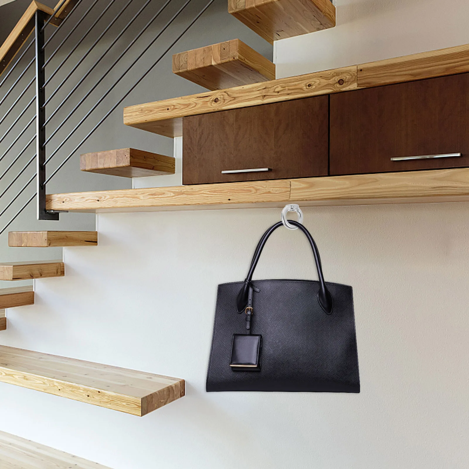 6PCS Stainless Steel Eye Nut M8 Threaded Ring Bolt Heavy Duty Tie Down Rooftop Rack Kayak Accessories Hardware