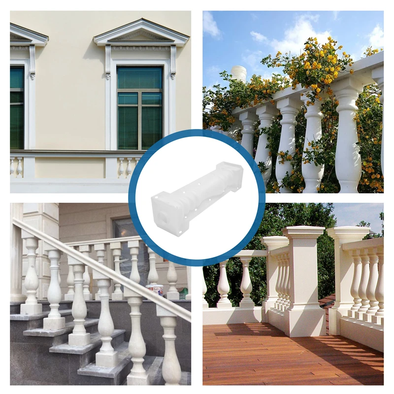 Roman Column Mold Balcony Garden Pool Fence Cement Railing Plaster Concrete Mold Column Mold Guardrail Building