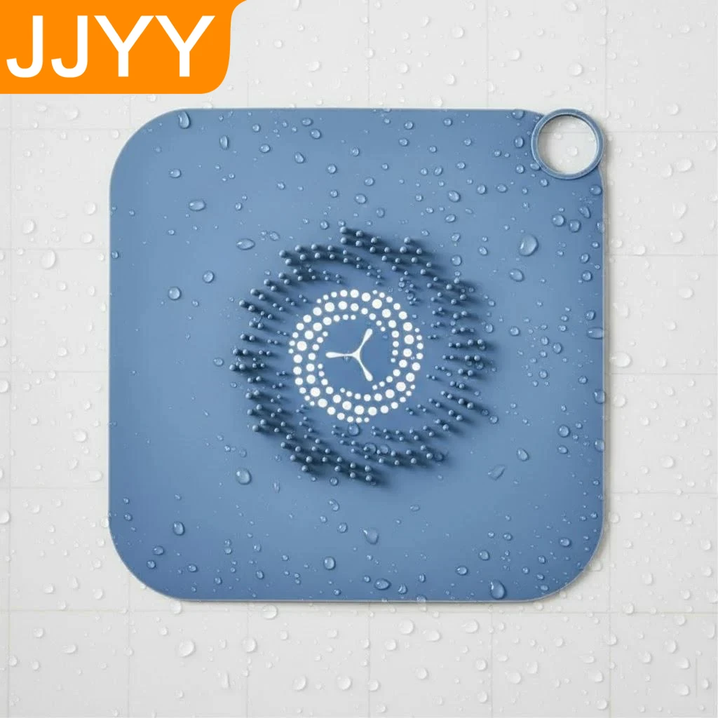 

Silicone Hair Catcher Shower Drain Cover Sink Strainer Screen Bathroom Kitchen Anti-clogging Filter Protector