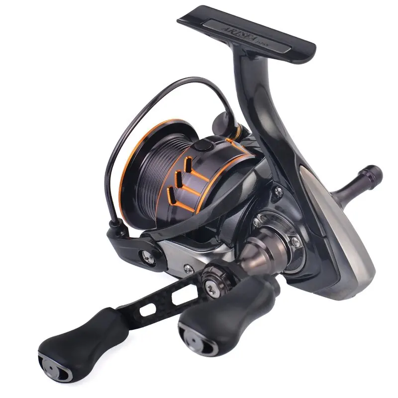 ARTSEA Squid Spinning reel Fishing Reel All Carbon Design 12+1BBS Double Rocker Ultralight 199G Max Drag 7KG For Saltwater