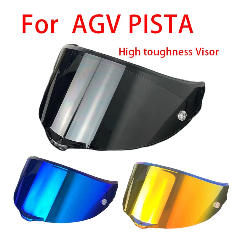 

helmet face shield for AGV PISTA Sunshield electroplated High toughness strength windproof dustproof Lens Shield Glasses