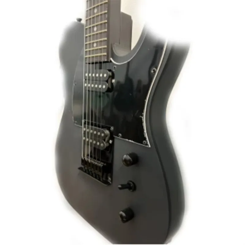 

STLF Matte Gray Package With Black Border Maple Neck Electric Guitar Solid Wood Body Glossy Finishing Custom Electric Guitar
