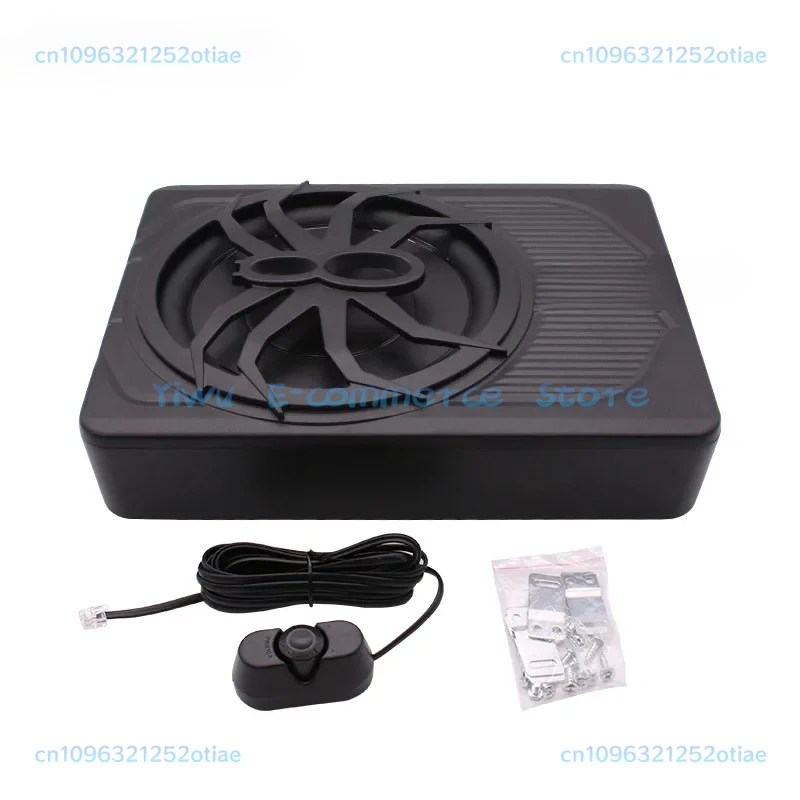 12V Car audio modification 10 inch active high-power pure bass car ultra-thin subwoofer under the seat 800W