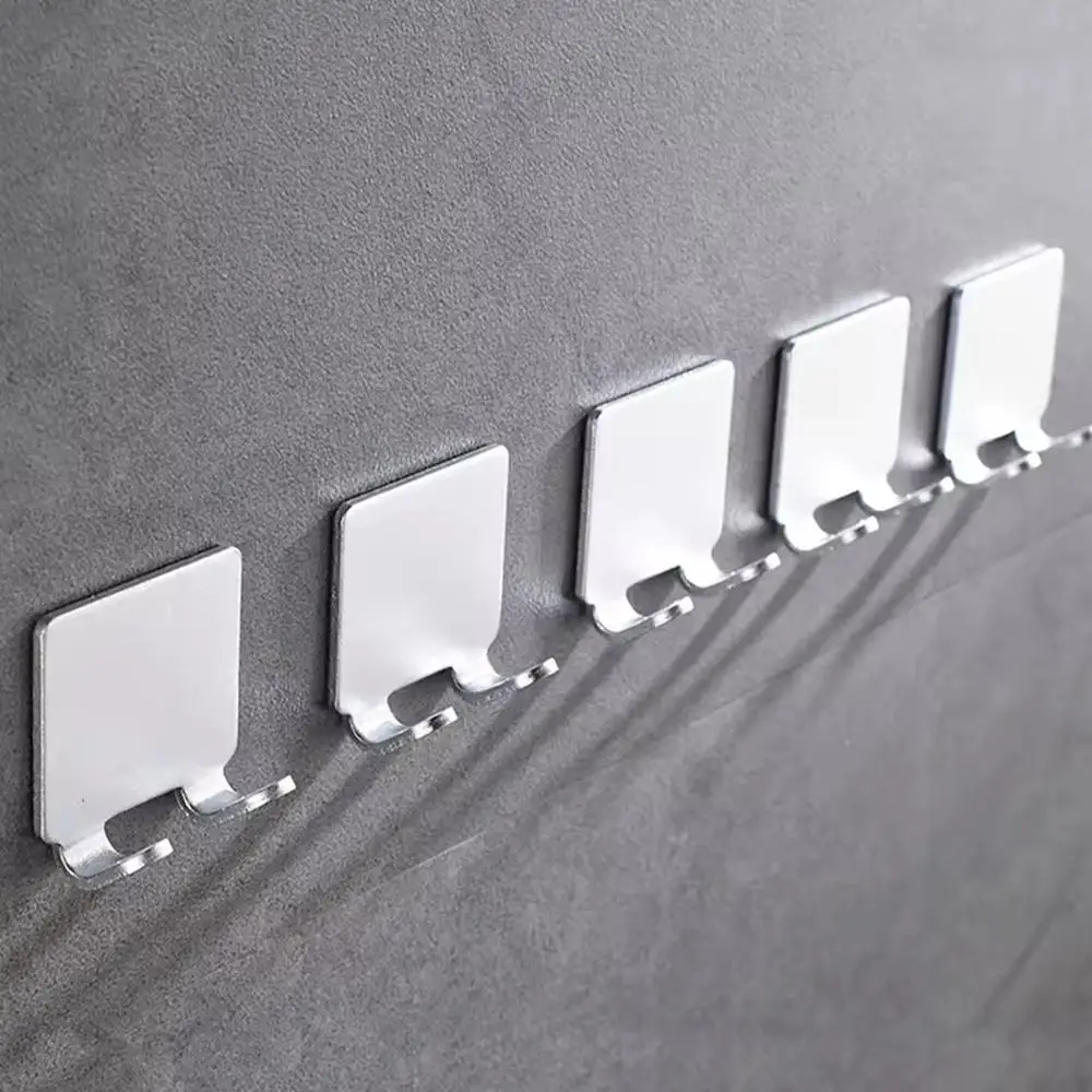 Bathroom Stainless Steel Razor Holder Storage Hook Wall Men Shaving Shaver Shelf Punch Free Razor Rack Accessories Organization