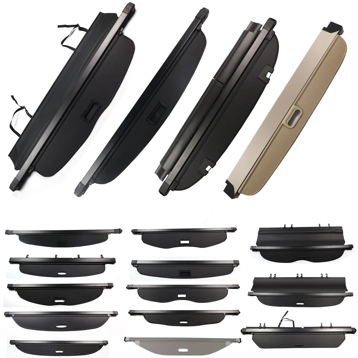 

Car accessories and parts retractable cargo cover car trunk curtain for Kia Sportage 2023