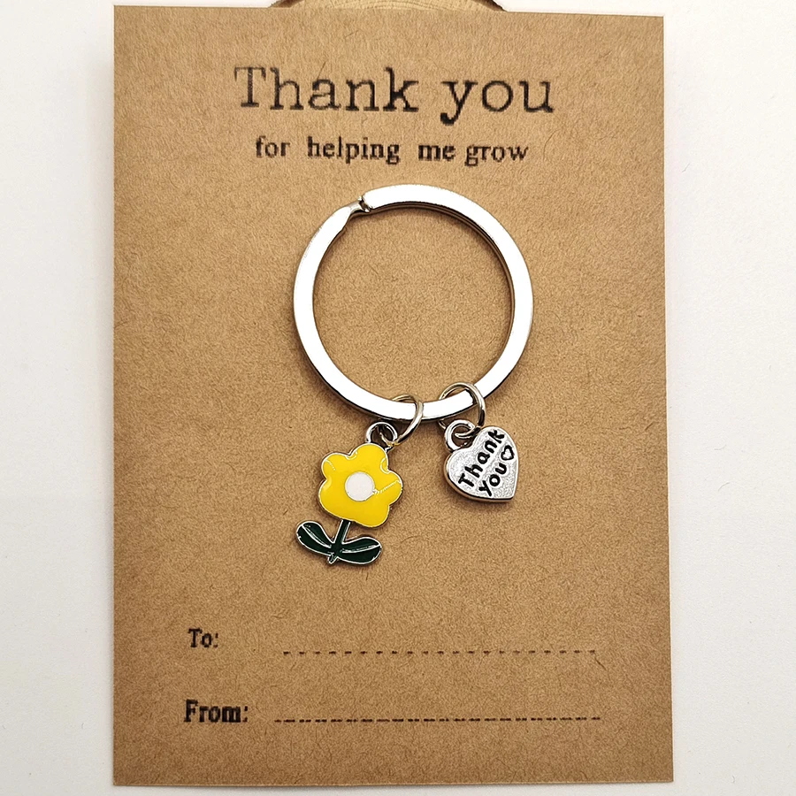 New Graduation Season Teacher's Day Opening Season Thank You Teacher Card Keychain Gift