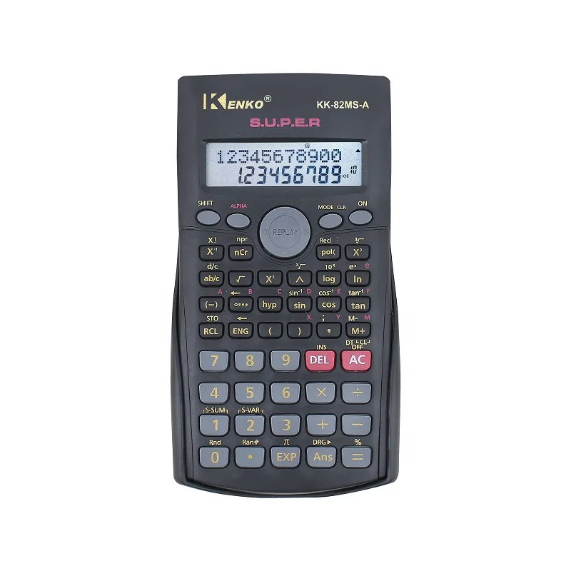 Calculadora científica, papelería de ingeniería, calculadora de funciones científicas, herramienta de cálculo portátil para oficina y escuela,